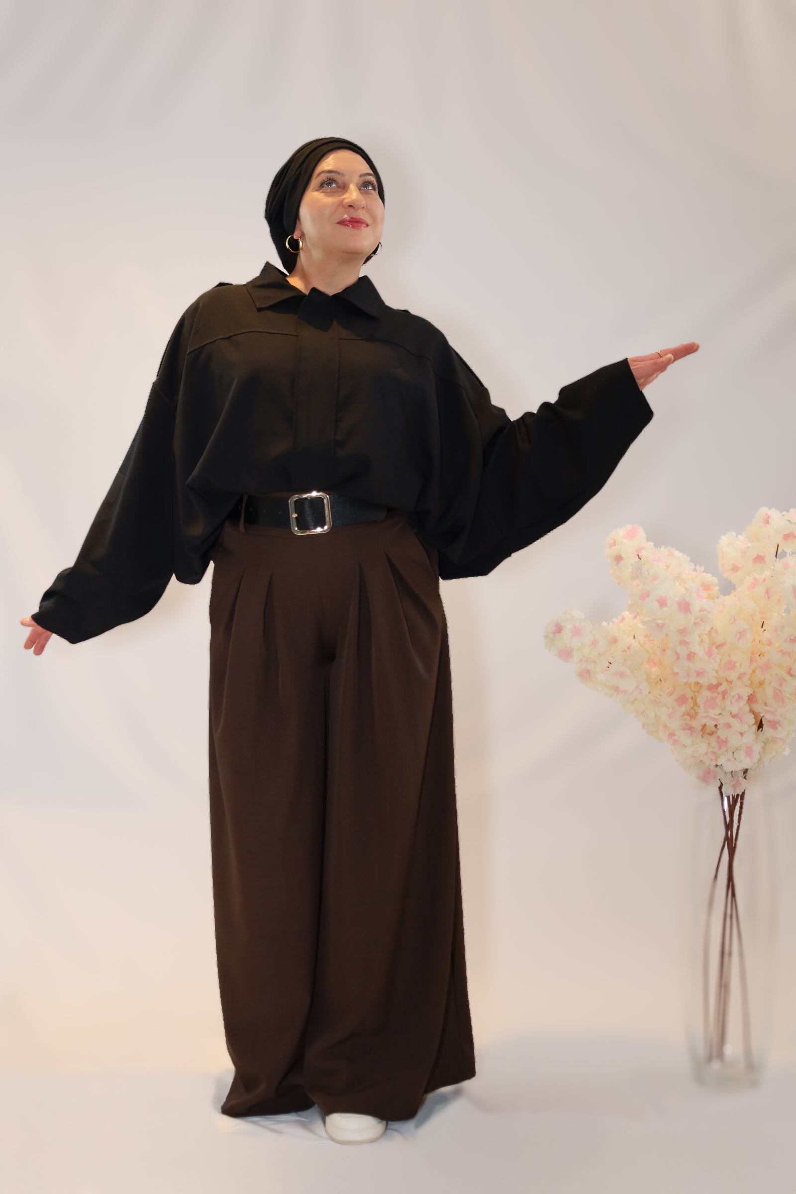 Hose mit Gürtel 'Melisa'